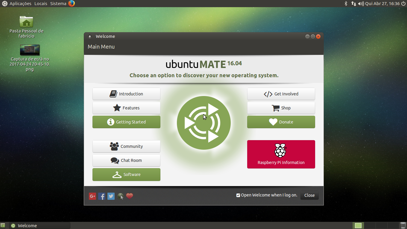 Raspberry Pi com Ubuntu Mate